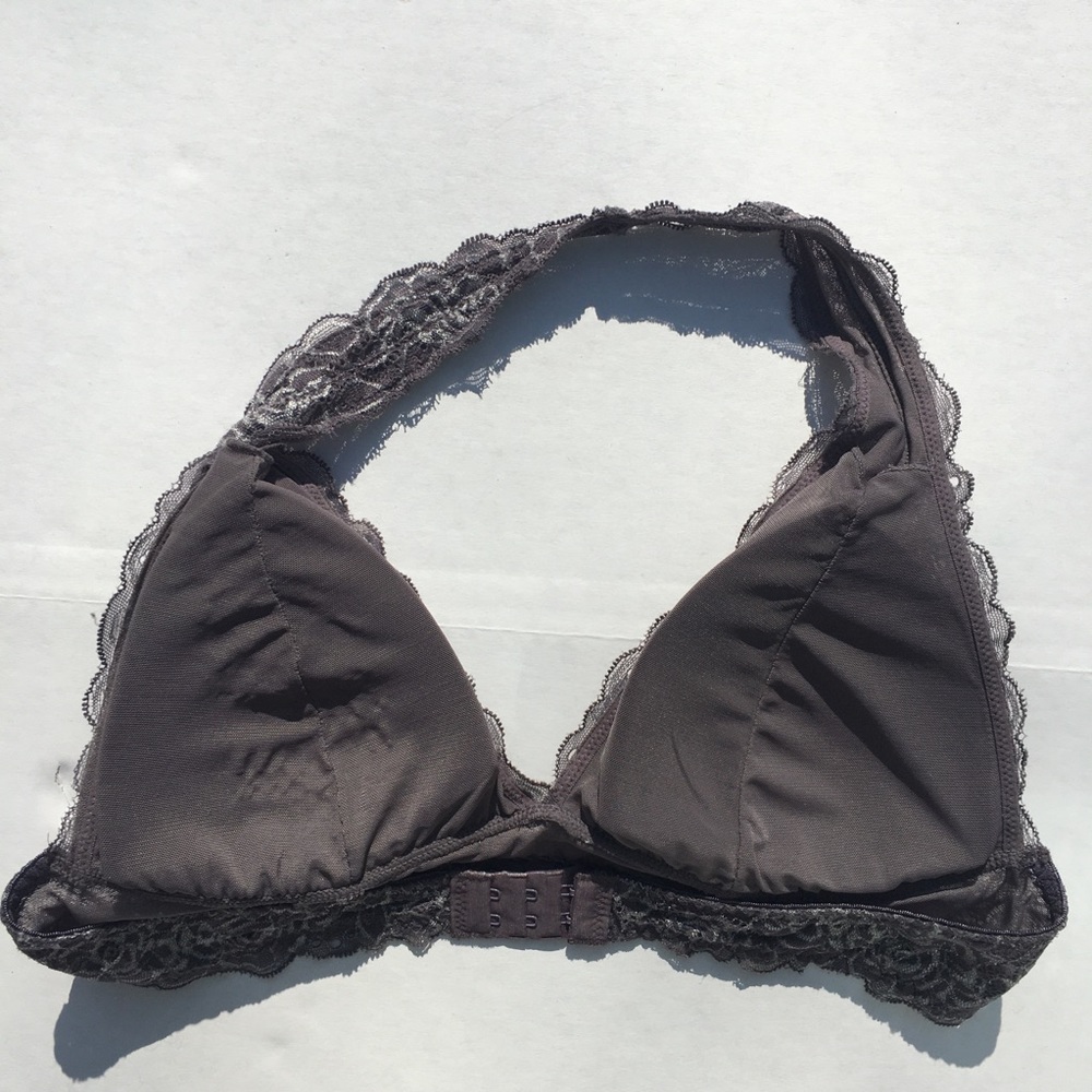 free press large gray silver bralette NWOT - Picture 3 of 8
